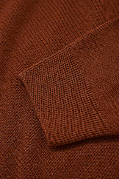 BRICK POLO NECK TRICOT 4