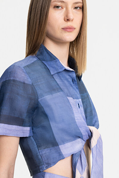 LILAC SHORT SLEEVE SHIRT 3