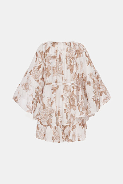 BEIGE LONG SLEEVE DRESS 10