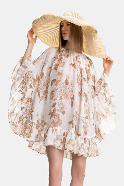 BEIGE LONG SLEEVE DRESS 13