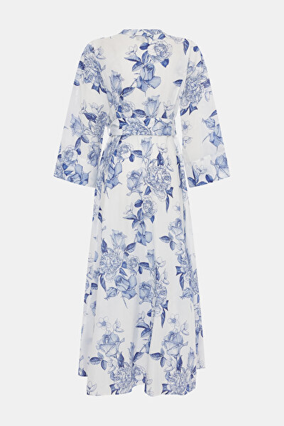 BLUE LONG SLEEVE DRESS 8