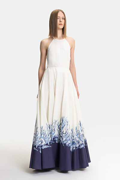 BLUE SLEEVELESS DRESS 5