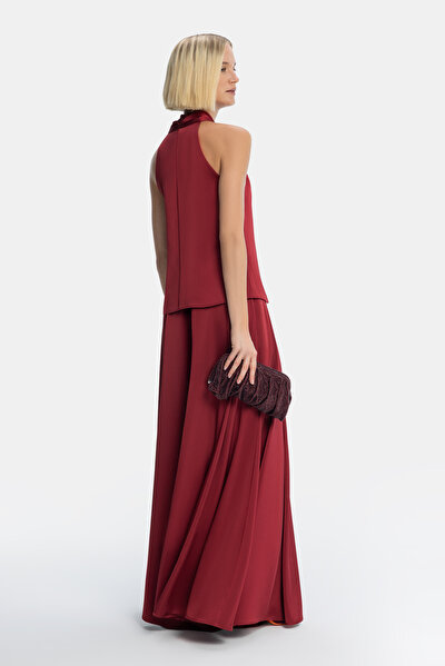 RED SLEEVELESS BLOUSE 5