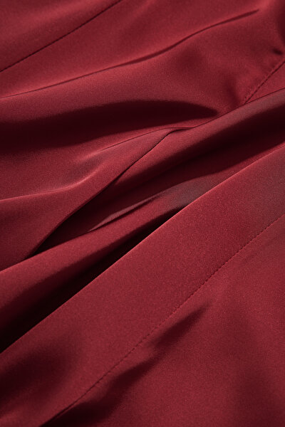 MAROON WIDE LEG TROUSERS 9