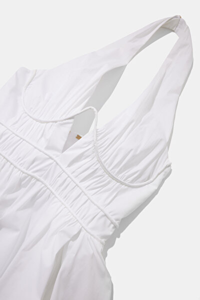 WHITE MIDI DRESS 3