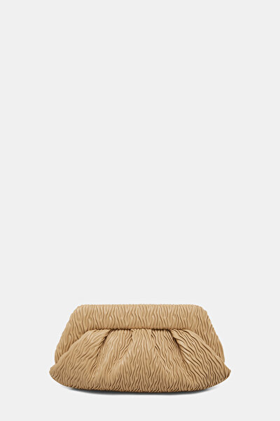 BEIGE ECO LEATHER BAG 5