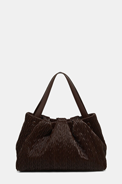 BROWN ECO LEATHER BAG 5