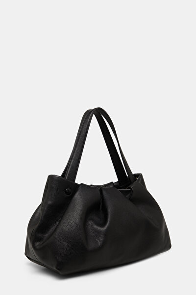 BLACK ECO LEATHER BAG 4
