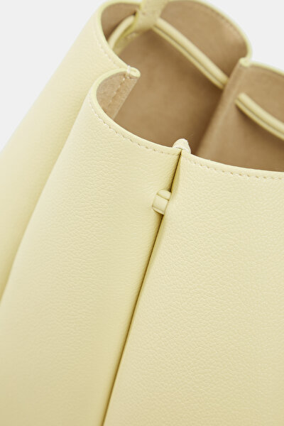YELLOW ECO LEATHER BAG 4