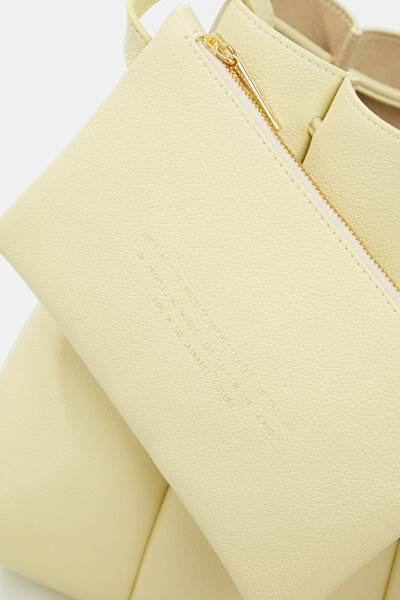 YELLOW ECO LEATHER BAG 5