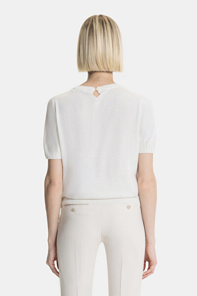 ECRU BASIC / ROUND NECKLINE TRICOT 3