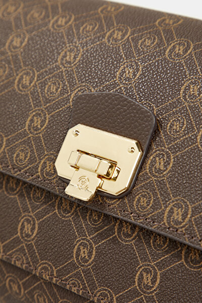 BEIGE MONOGRAM BAG 5