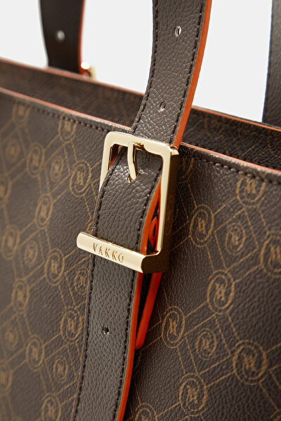 ORANGE MONOGRAM BAG 5