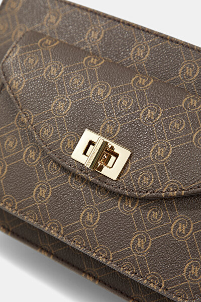 BEIGE MONOGRAM BAG 5