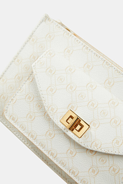 WHITE MONOGRAM BAG 5