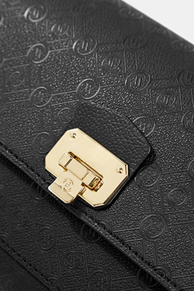 BLACK MONOGRAM BAG 5