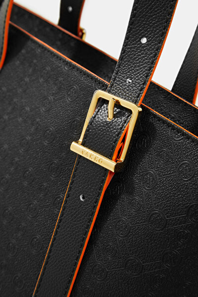 ORANGE MONOGRAM BAG 5
