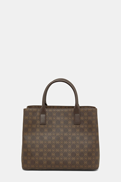 BEIGE MONOGRAM BAG 4