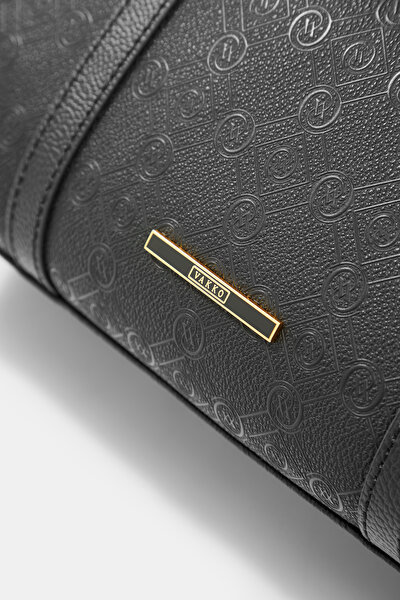 BLACK MONOGRAM BAG 4