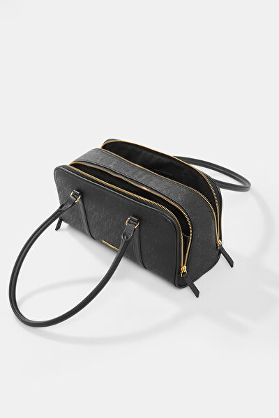BLACK MONOGRAM BAG 8