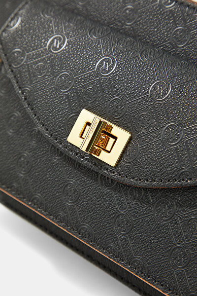 TAN MONOGRAM BAG 5