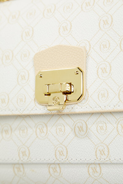 WHITE MONOGRAM BAG 5