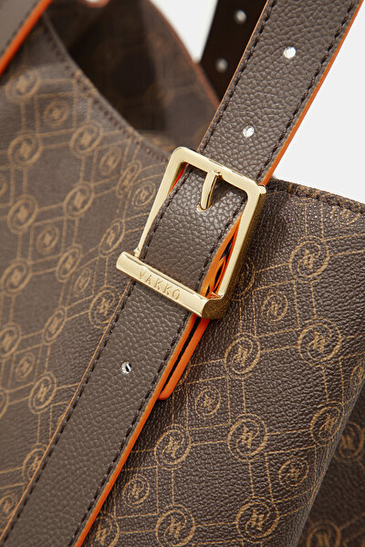ORANGE MONOGRAM BAG 5
