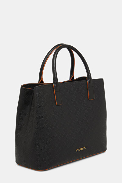 TAN MONOGRAM BAG 3