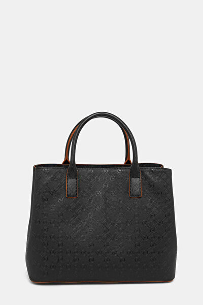 TAN MONOGRAM BAG 4