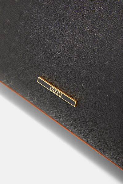 TAN MONOGRAM BAG 5