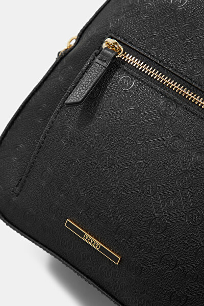 BLACK MONOGRAM BAG 4