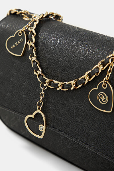 BLACK MONOGRAM BAG 5