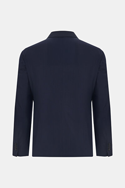 DARK NAVY BLUE WOOL/SILK SUIT 9
