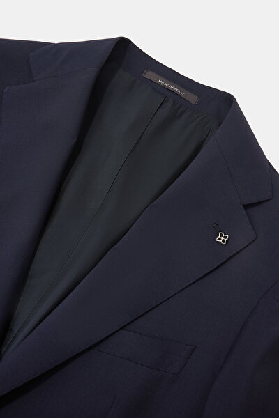 DARK NAVY BLUE WOOL/SILK SUIT 10