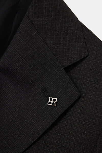 BLACK WOOL/SILK SUIT 9