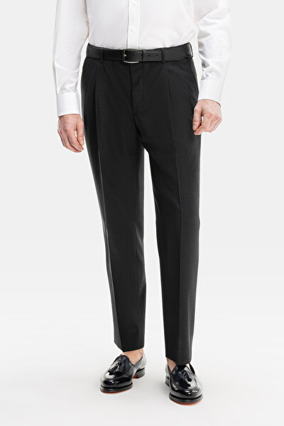 BLACK WOOL/SILK SUIT 5