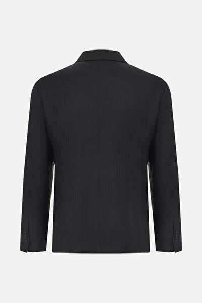 BLACK WOOL/SILK SUIT 8