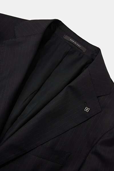 BLACK WOOL/SILK SUIT 9