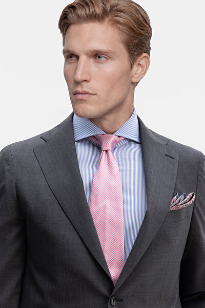 GREY WOOL/SILK SUIT 3