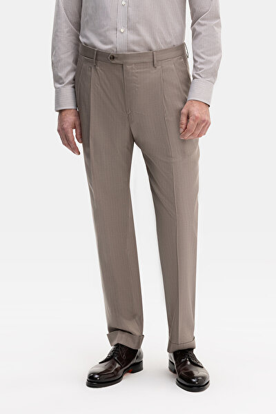 BEIGE WOOL/SILK SUIT 5