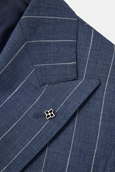 ROYAL BLUE SURPLICE NECKLINE (CROSS-OVER NECKLINE) JACKET 10