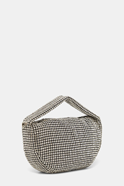 SILVER TEXTURED BAG 3