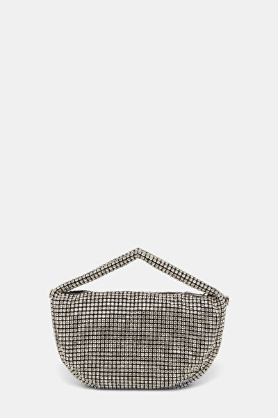 SILVER TEXTURED BAG 4