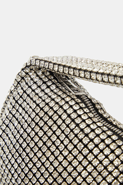 SILVER TEXTURED BAG 5