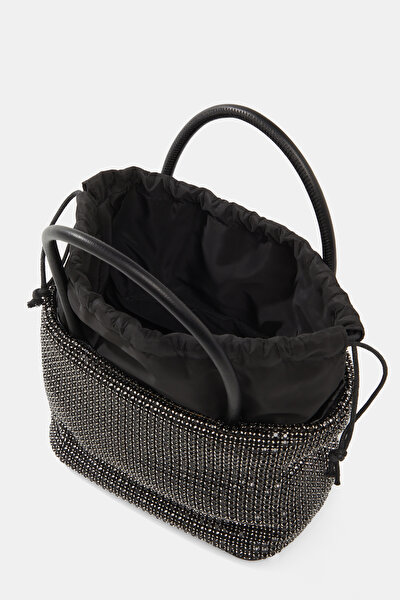 BLACK TEXTURED BAG 8
