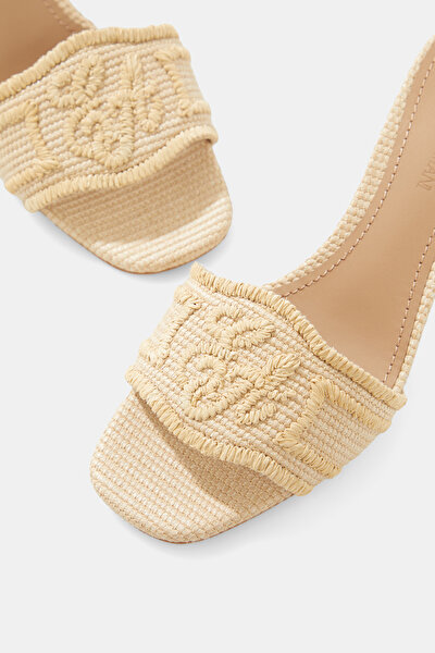 NATURAL LEATHER SLIPPER 4