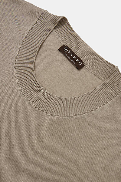 BEIGE POLO NECK LONG SLEEVE 3
