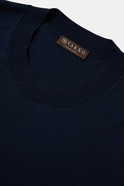 NAVY BLUE POLO NECK LONG SLEEVE 3