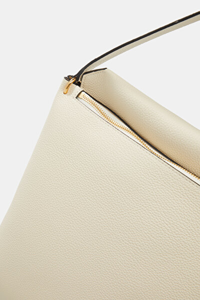 ECRU LEATHER BAG 5