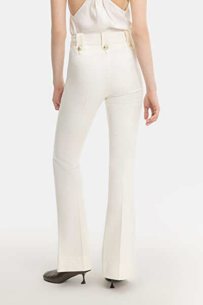 BEYAZ BOL PAÇA PANTOLON JEAN PANTOLON 3